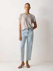 Jigsaw Gold Metallic Cap Sleeve Top - Image 5 of 6