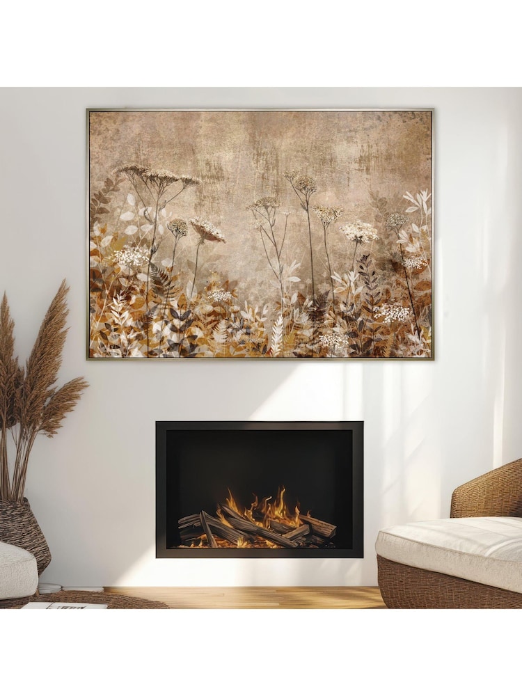 Art Marketing Brown Gold Radiance Wall Art - Image 1 of 4 Art Marketing Brown Gold Radiance Wall Art - Image 1 of 4
