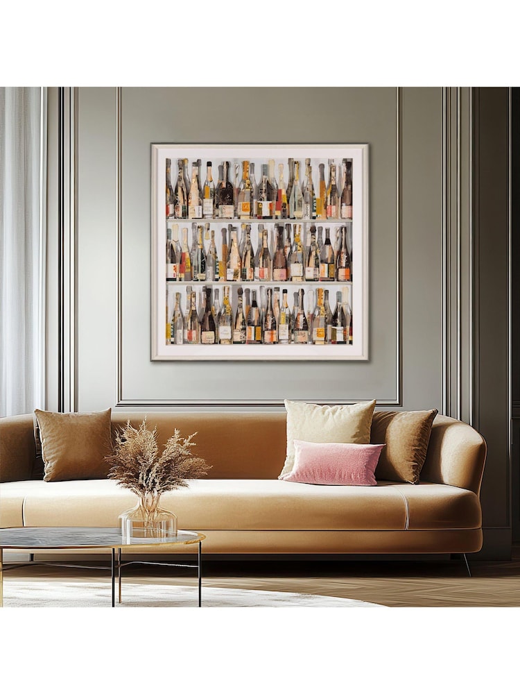 Art Marketing Multicoloured Wines Of The World Wall Art - Image 1 of 4