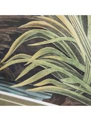 Art Marketing Blue Green Vintage Heron Wall Art - Image 4 of 4