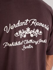 Prohibited Brown Verdant Reverie T-Shirt - Image 4 of 5