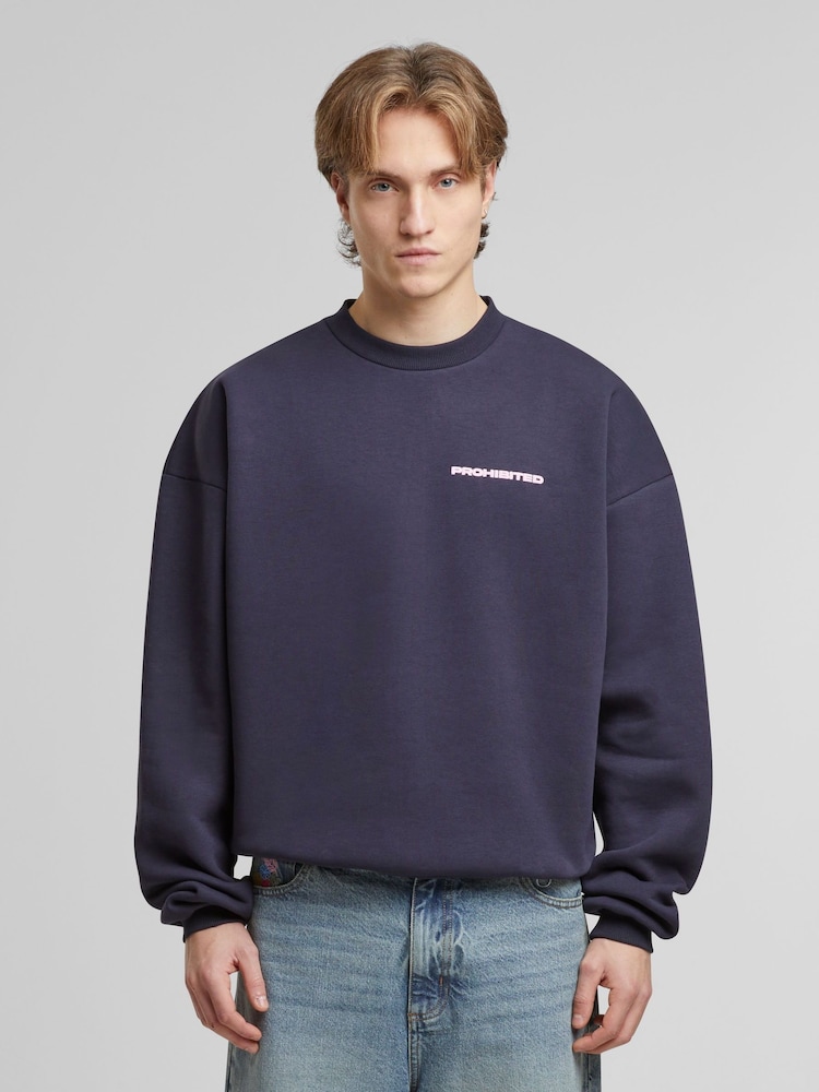 Prohibited Grey 10119 Crew Neck Sweatshirt - Image 1 of 6