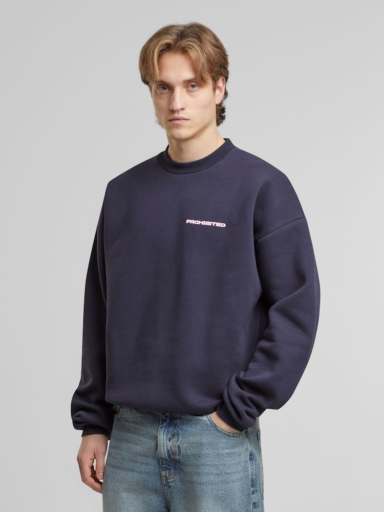 Prohibited Grey 10119 Crew Neck Sweatshirt - Image 2 of 6