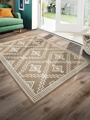 Origin Rug Collection. Coffee Atlas Diamond Rug - Image 2 of 6
