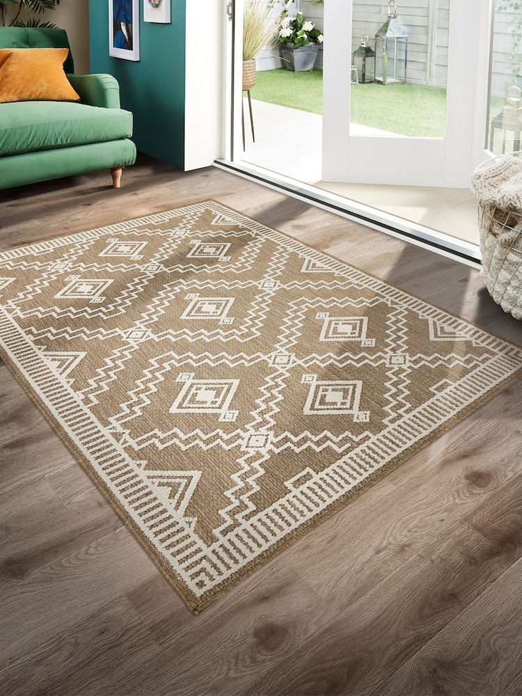Origin Rug Collection. Coffee Atlas Diamond Rug - Image 2 of 6