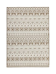 Origin Rug Collection. Coffee Atlas Graphic Print Rug - Image 6 of 6