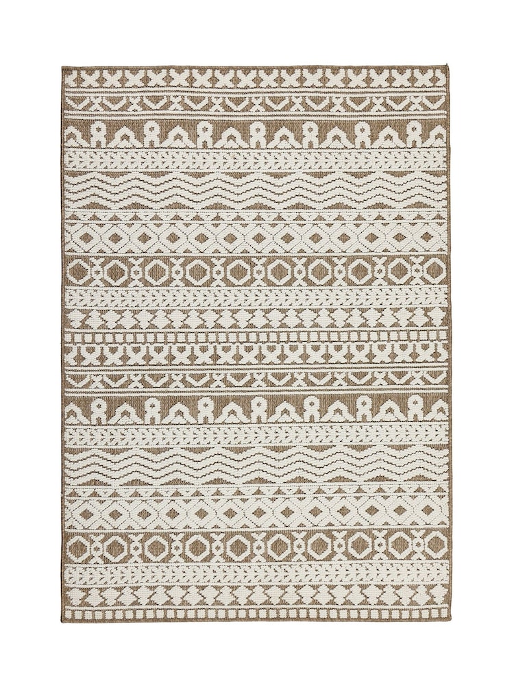 Origin Rug Collection. Coffee Atlas Graphic Print Rug - Image 6 of 6