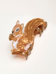 FatFace Brown Squirrel Claw Clip - Image 1 of 2