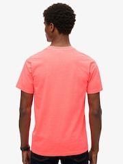 Superdry Pink Relaxed Vintage Logo Neon T-Shirt - Image 2 of 5