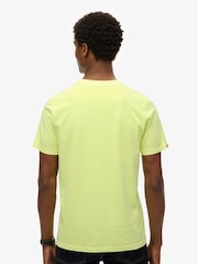 Superdry Yellow Relaxed Vintage Logo Neon T-Shirt - Image 3 of 5