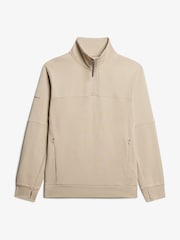 Blusa de moletom Superdry Tech Loose com zíper e meio - Imagem 4 de 5