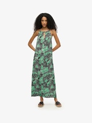 Superdry Green Beach Cami Maxi Dress - Image 4 of 5