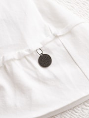 Superdry White Smocked Bandeau Mini Dress - Image 6 of 6