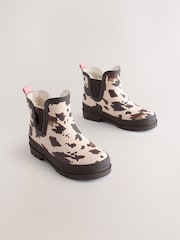 Cow Print Chelsea Wellies - Image 1 of 5