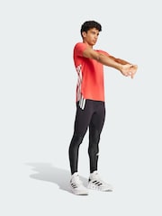 adidas Black Adizero Running Long Tights Leggings - Image 1 of 5