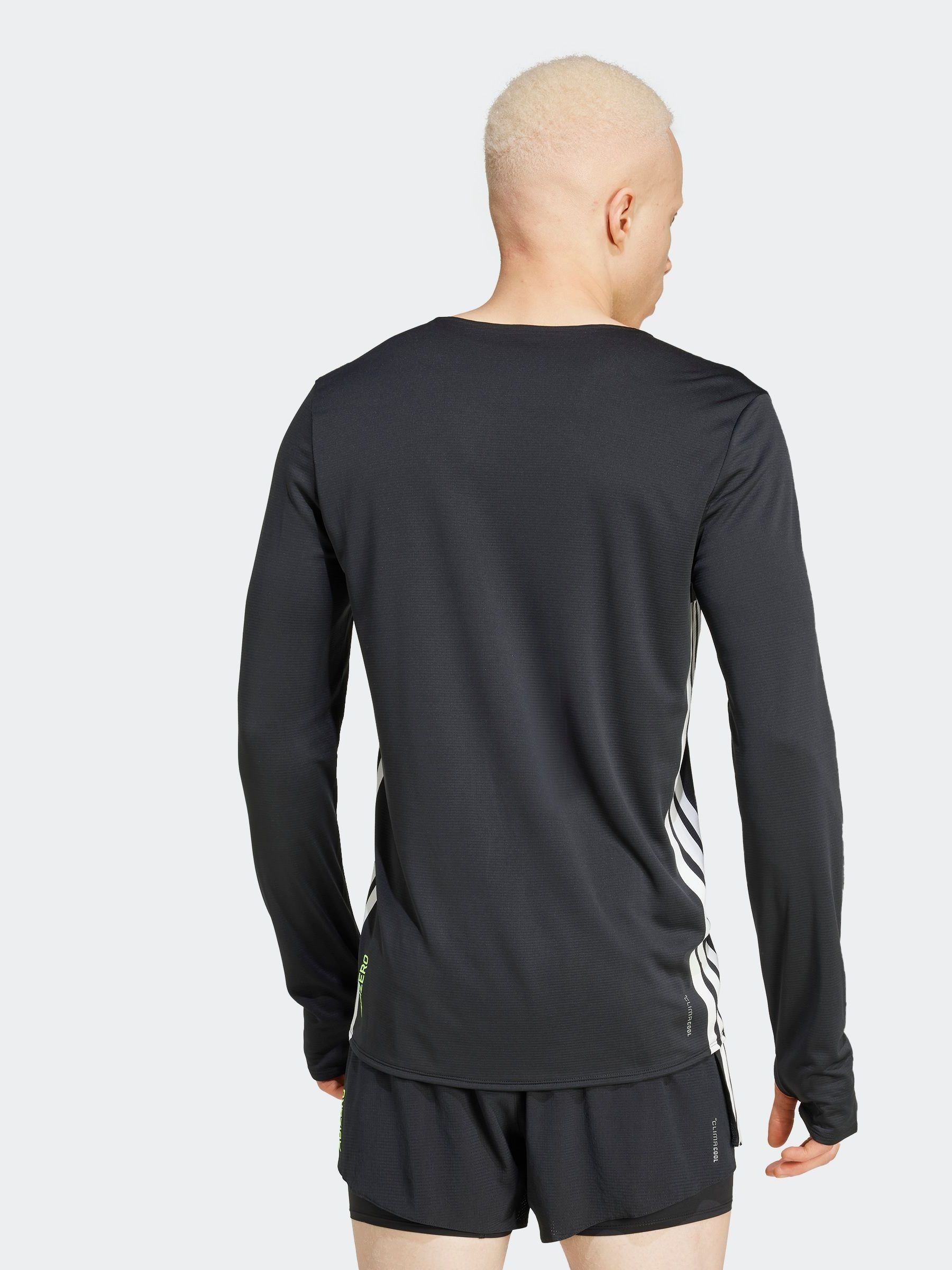 Buy adidas Black Adizero Running Long Sleeve T-Shirt from Next USA