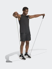 adidas Black Short Sleeve Training Vest - Image 3 of 6