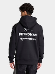 adidas Black Mercedes - Amg Petronas Formula 1 Team Driver Hood Hoodie - Image 2 of 6