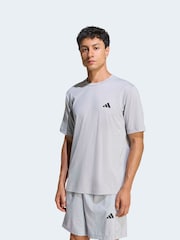 adidas Light Grey Workout Essentials Feelready T-Shirt - Image 1 of 6