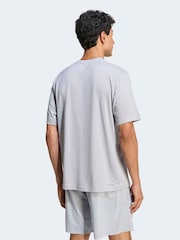 adidas Light Grey Workout Essentials Feelready T-Shirt - Image 2 of 6