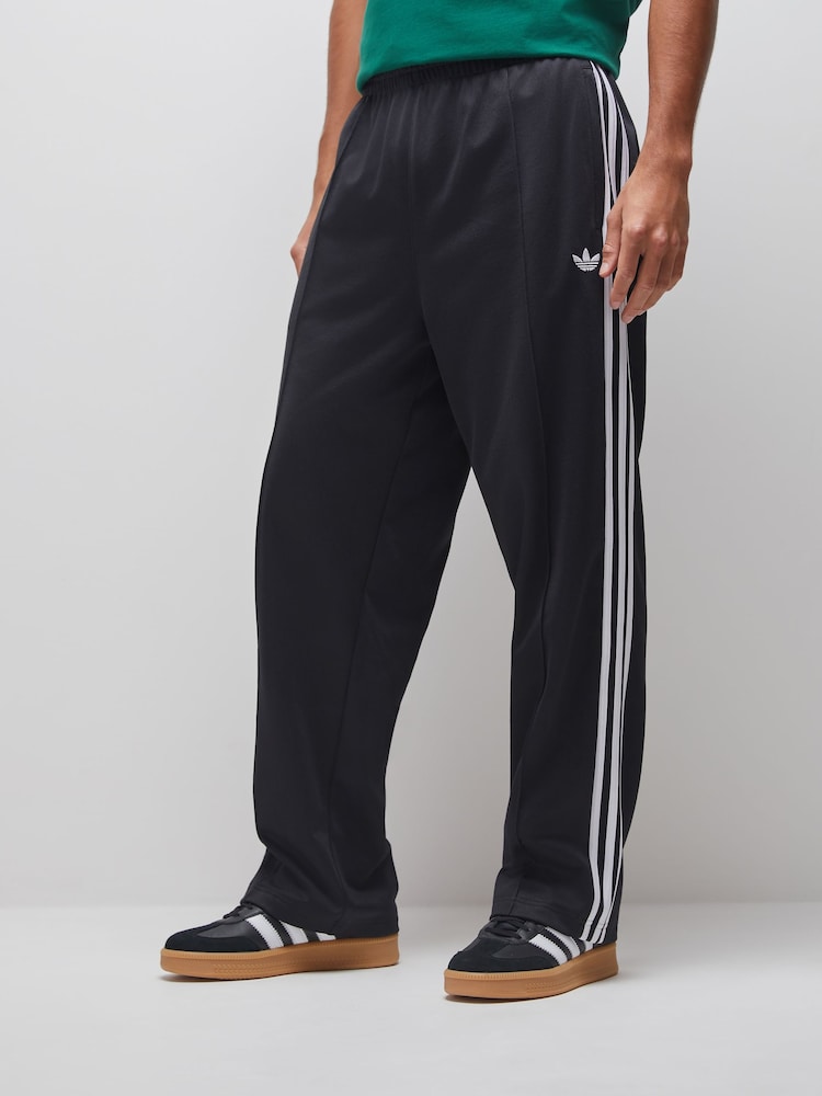 adidas Originals Black Baggy Track Joggers - Image 1 of 4