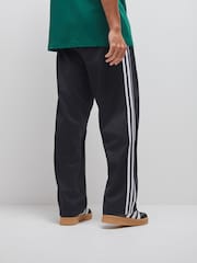 adidas Originals Black Baggy Track Joggers - Image 2 of 4