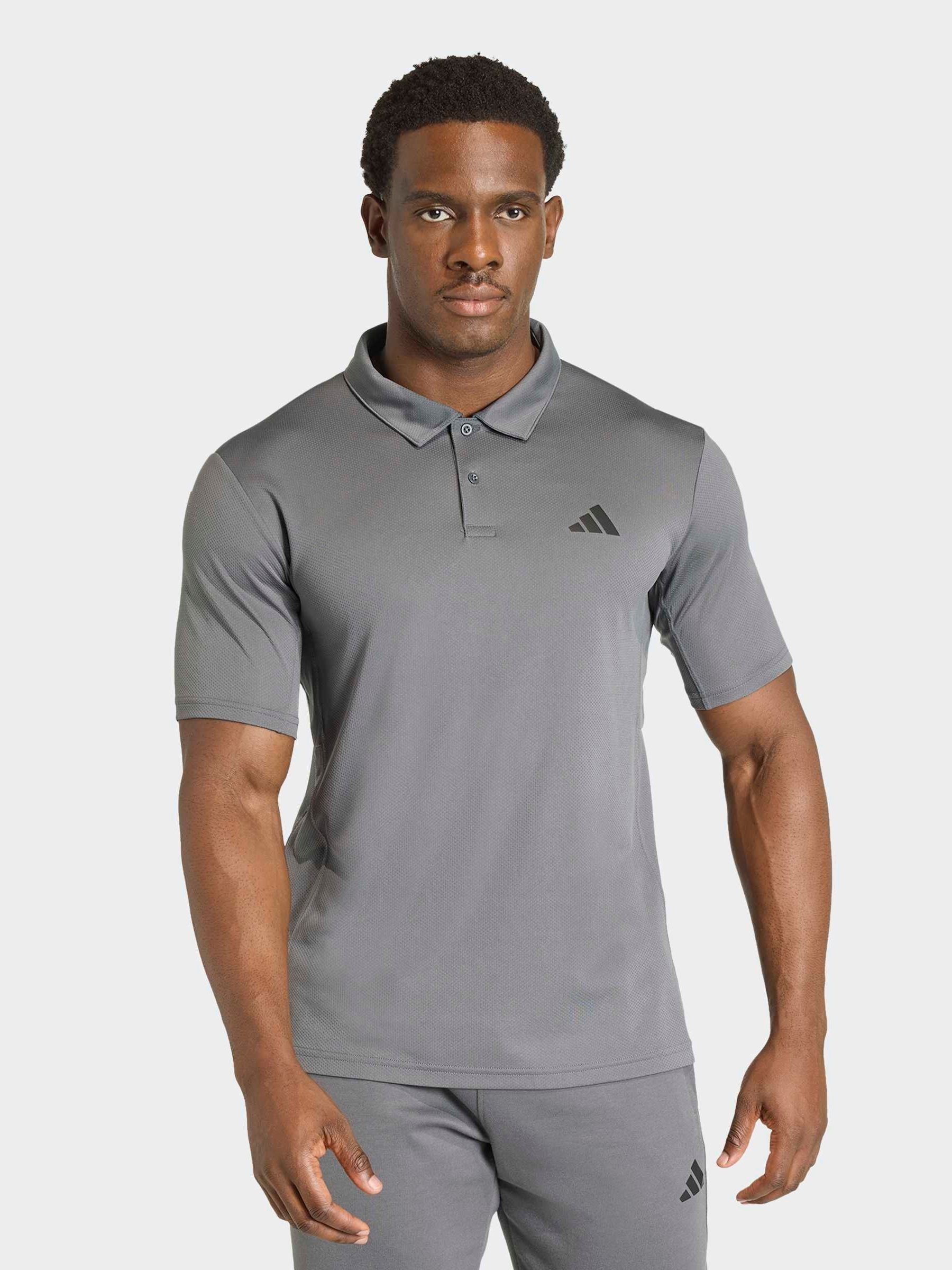 Satın al Gri - adidas Workout Essentials Base Polo Tişört Next