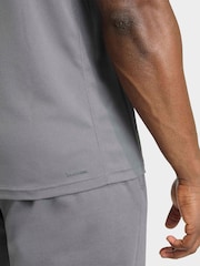 adidas Grey We Bas Polo Shirt - Image 3 of 6