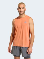 adidas Orange Adi365 Running Essentials Tank Vest - Image 1 of 6
