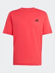 adidas Red Workout Essentials Feelready T-Shirt - Image 6 of 6
