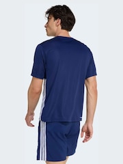 Azul - Camiseta deportiva con 3 rayas de adidas - Imagen 2 de 6