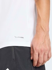 adidas White Entrada26 Sleeveless Jersey - Image 6 of 6