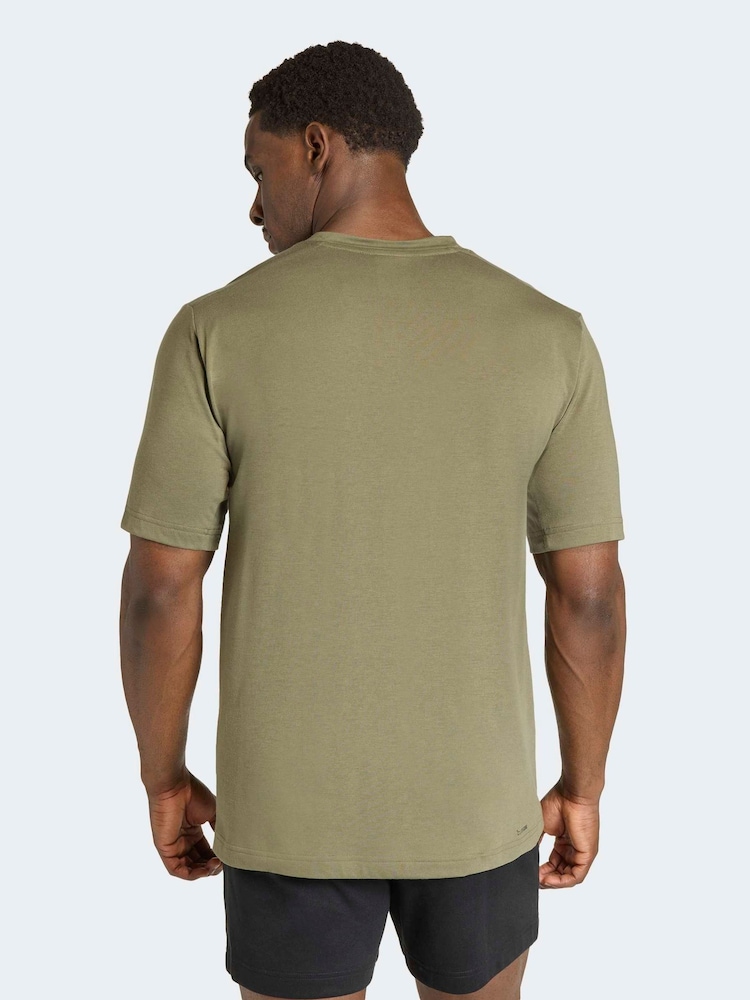 adidas Green Workout Essentials Feelready T-Shirt - Image 2 of 6