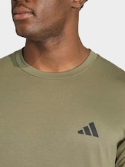 adidas Green Workout Essentials Feelready T-Shirt - Image 4 of 6