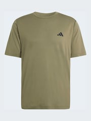 adidas Green Workout Essentials Feelready T-Shirt - Image 6 of 6