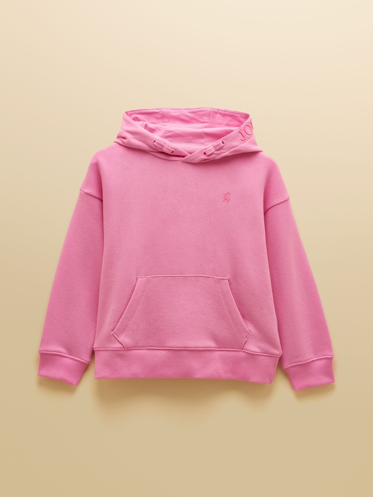 Joules Kids' Parkside Pink Hoodie - Image 1 of 5