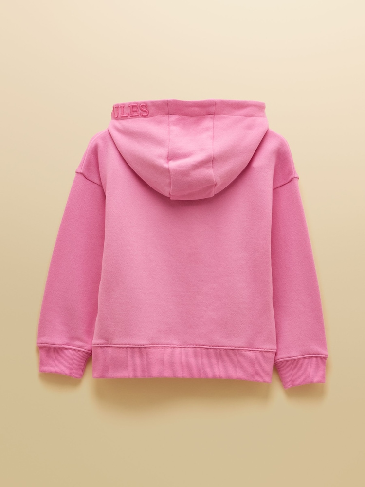 Joules Kids' Parkside Pink Hoodie - Image 2 of 5