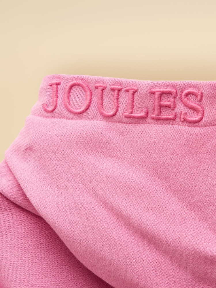 Joules Kids' Parkside Pink Hoodie - Image 5 of 5