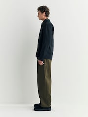 NN.07 Green Ivan Zip Front Jacket - Image 4 of 6