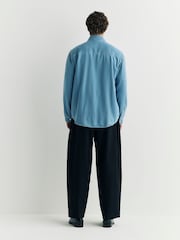 NN.07 Blue Casper Denim Overshirt - Image 4 of 6