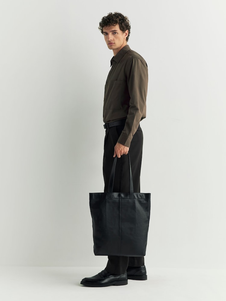 NN.07 Brown Freddy Long Sleeve Shirt - Image 5 of 5 NN.07 Brown Freddy Long Sleeve Shirt - Image 5 of 5