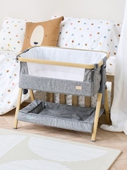 Tutti Bambini Oak Charcoal CoZee Mini Me Dolls Play Crib - Image 1 of 5