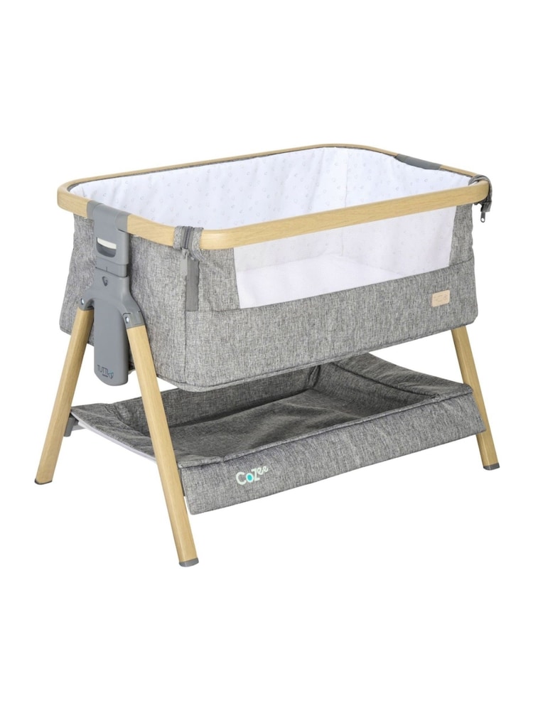 Tutti Bambini Oak Charcoal CoZee Mini Me Dolls Play Crib - Image 2 of 5
