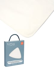 Tutti Bambini White Bedside Crib Waterproof Cotton Mattress Protector - Image 1 of 3