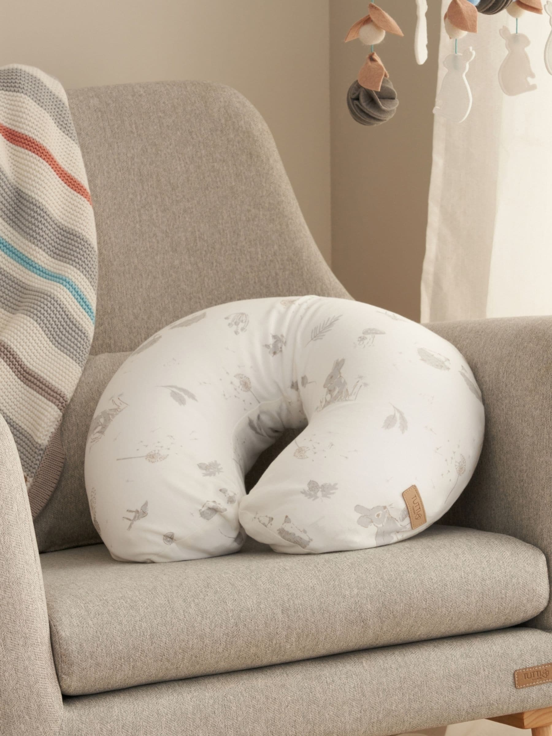 Tutti Bambini Unisex Infant Woodland Cream Feeding Pillow