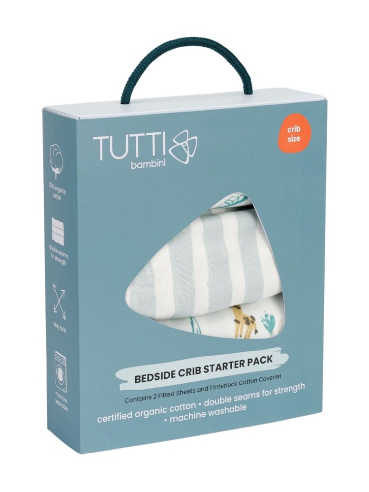 Tutti Bambini Run Wild Bedside Crib Starter Pack - Image 5 of 5