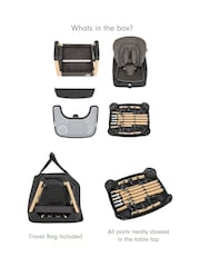 Tutti Bambini Grey and Oak Nova Highchair - Image 4 of 4