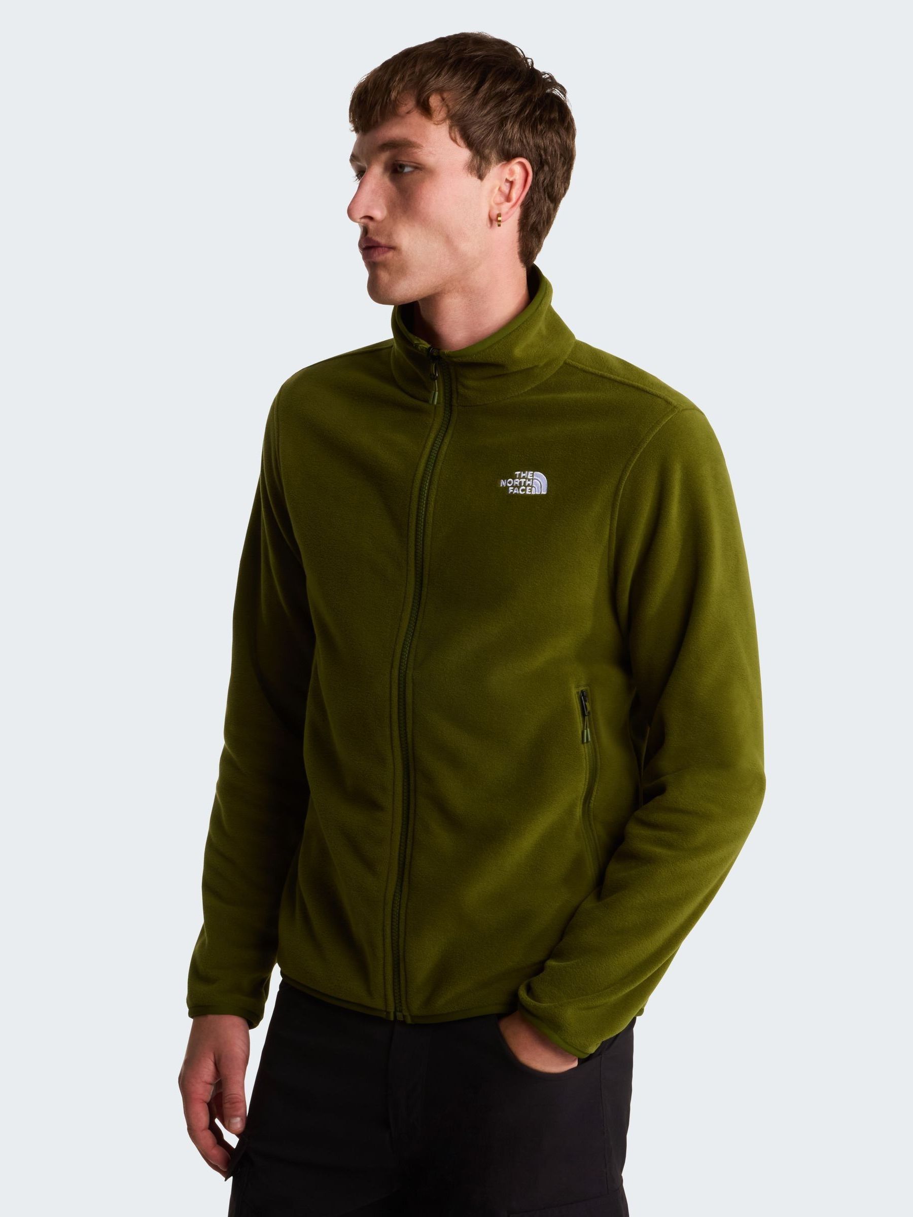 Buy The North Face Green Glacier Full Zip Fleece from Next Canada