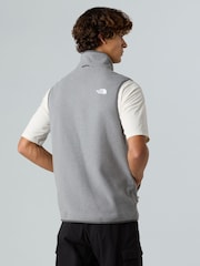 The North Face Grey Glacier Fleece Gilet - Image 2 of 5
