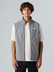 The North Face Grey Glacier Fleece Gilet - Image 3 of 5